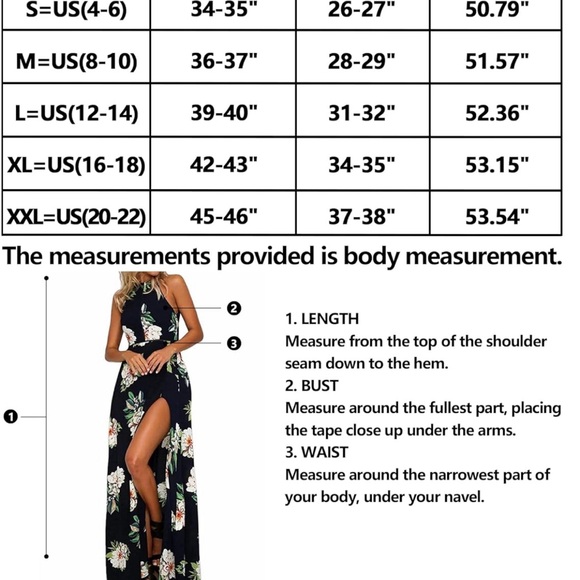 Open back floral dress - Size XL worn only once for a wedding. Loved it! - Picture 6 of 9